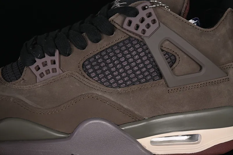 All categories Air Jordan Jordan series basketball shoes Air Jordan 4 A Ma Maniere x Air Jordan 4 Rerto "Dark Mocha" AJ4 Joe 4 Mocha Brown IF3102-200